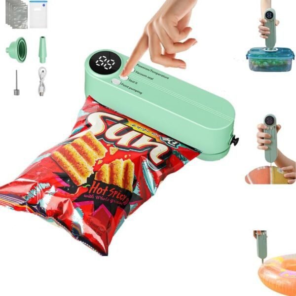 3 in 1 Cordless Mini Vacuum Sealer